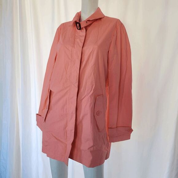 Gap womens coral water resistant coat button down jacket size M - Picture 6 of 11